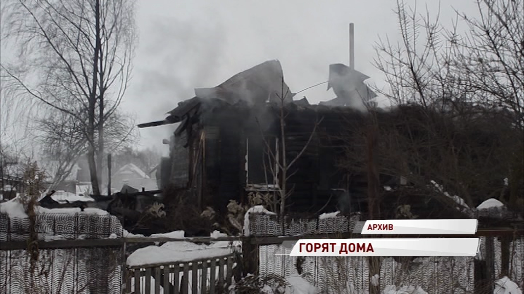 В Рыбинске полыхали два крупных пожара
