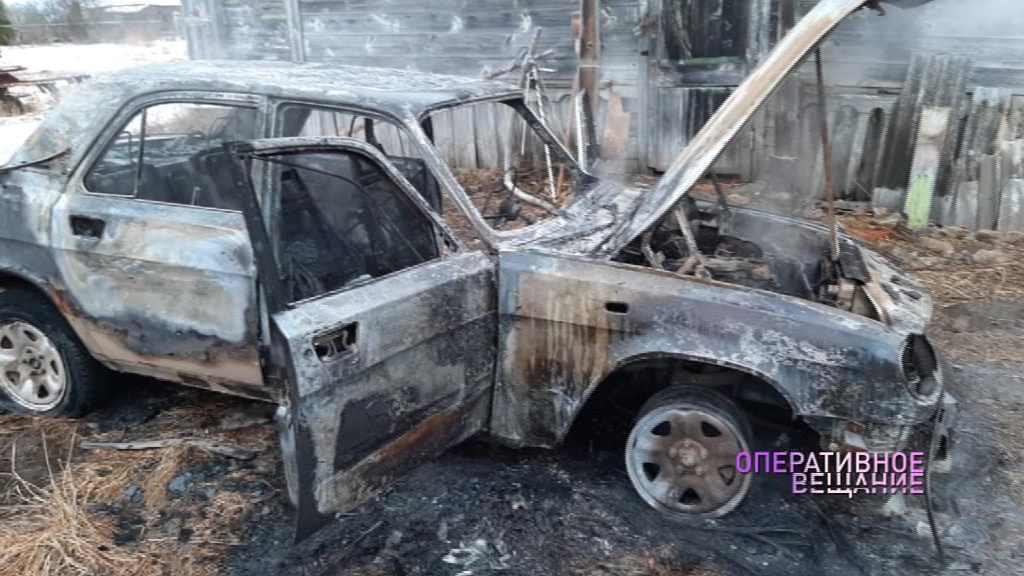 В Переславском районе загорелся отечественный автомобиль