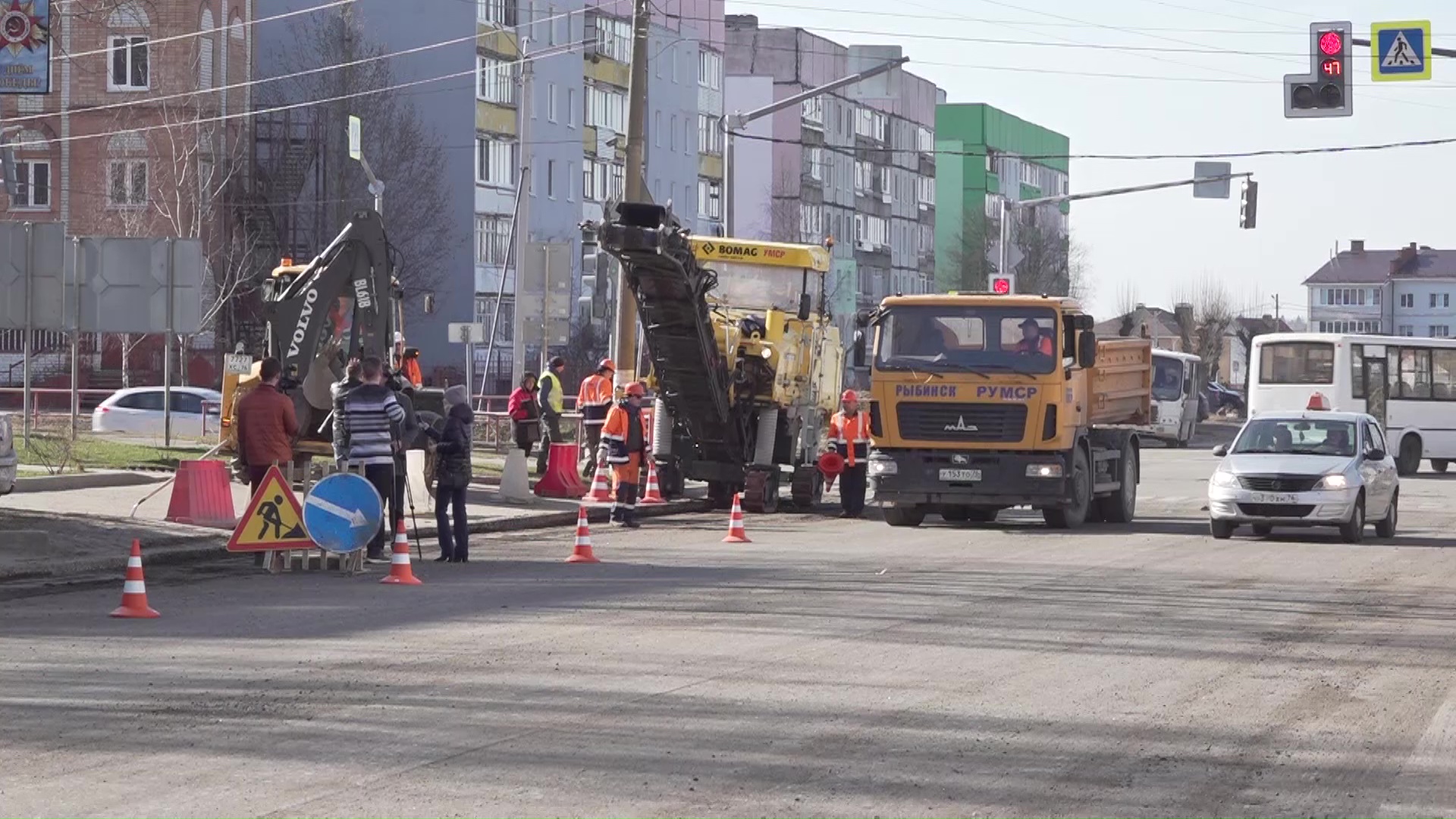 В области на полтора месяца раньше стартовал ремонт дорог в рамках национального проекта