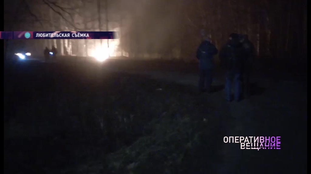 В селе Борок упал высоковольтный столб