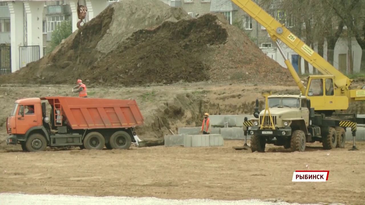 Реконструкция рыбинского стадиона «Сатурн» уже выполнена на 25%