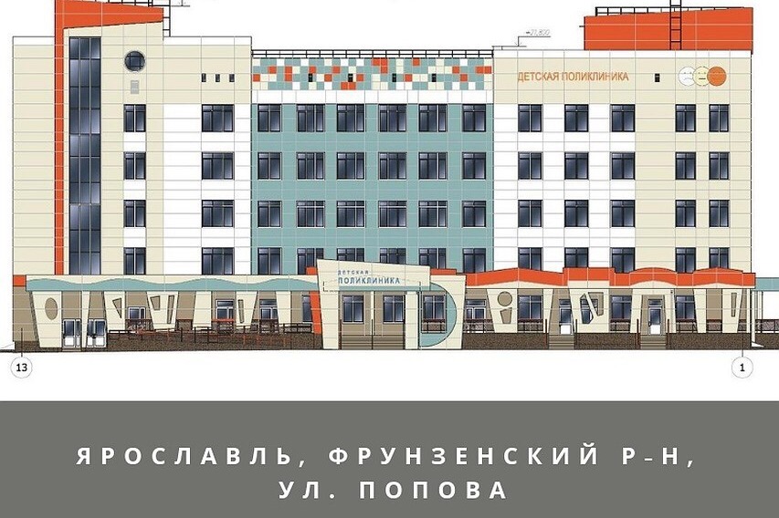 В Ярославле начинается строительство современной детской поликлиники