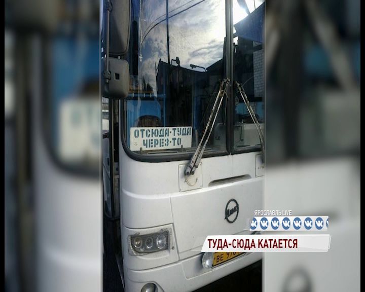 Ярославский автобус с маршрутом «Отсюда туда через то» запустил волну мемов