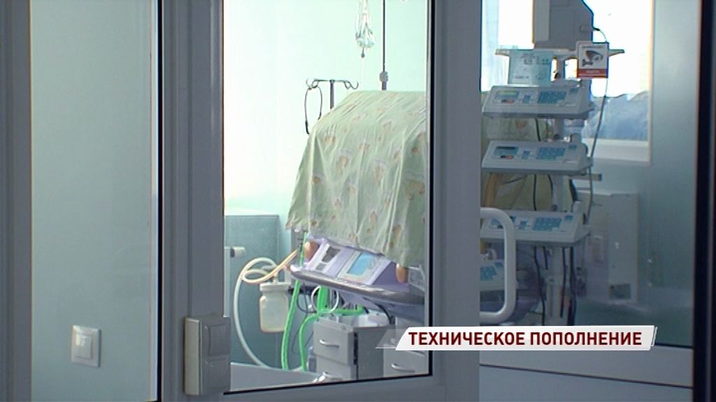 В перинатальном центре появились три новых аппарата искусственной вентиляции легких