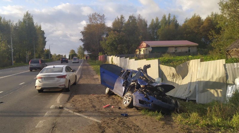 Молодой мужчина пострадал в ДТП на трассе Ярославль – Рыбинск