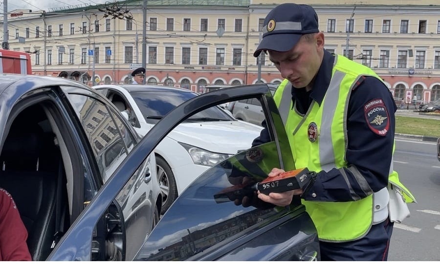 В Ярославле прошел рейд «Тонировка»