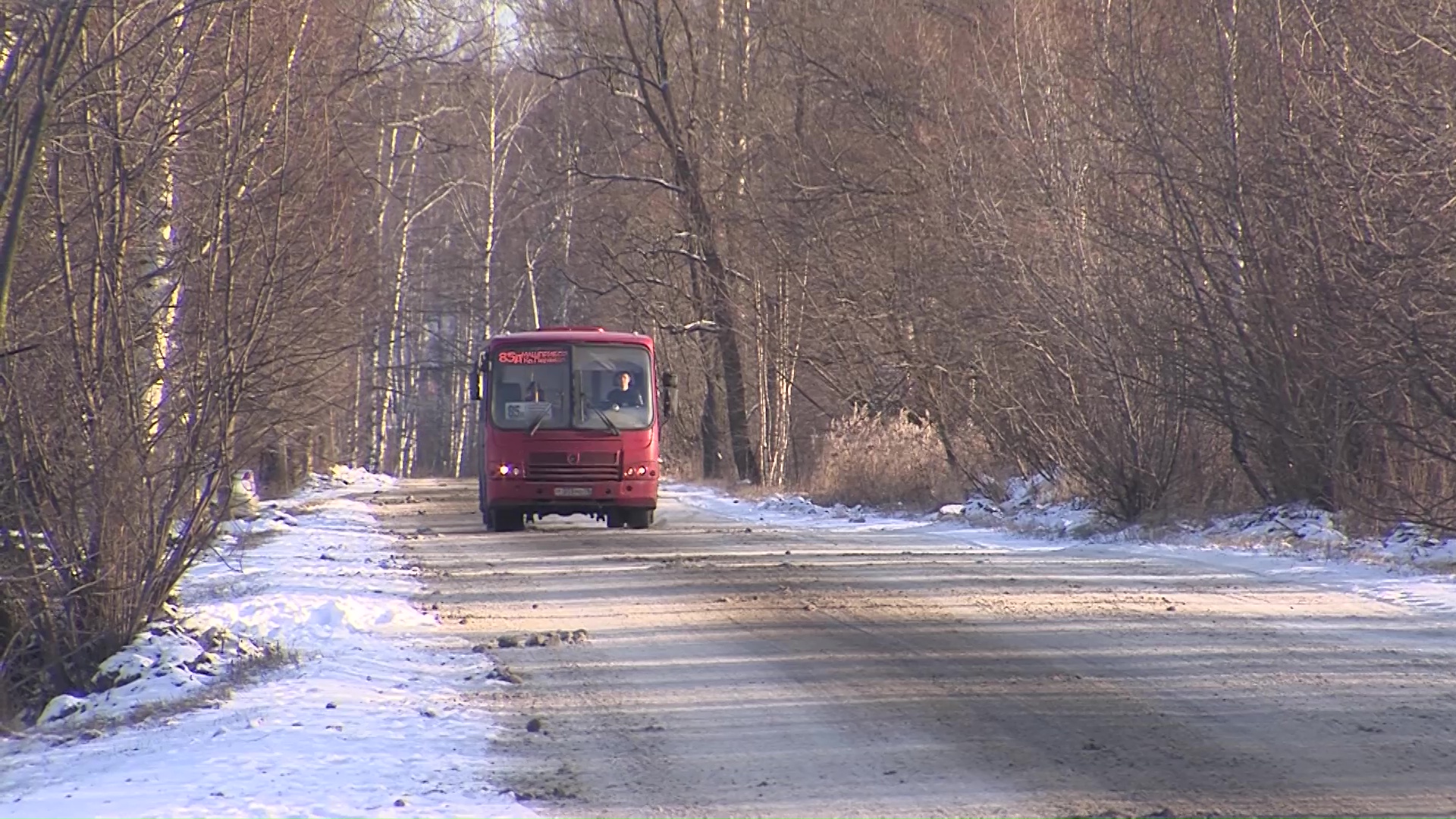 В поселке Починки наладили движение общественного транспорта