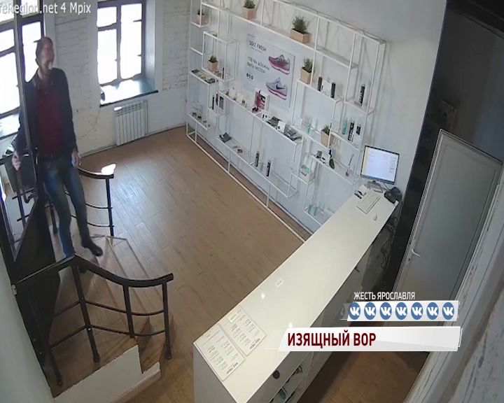 Ярославскую химчистку обокрал грациозный вор