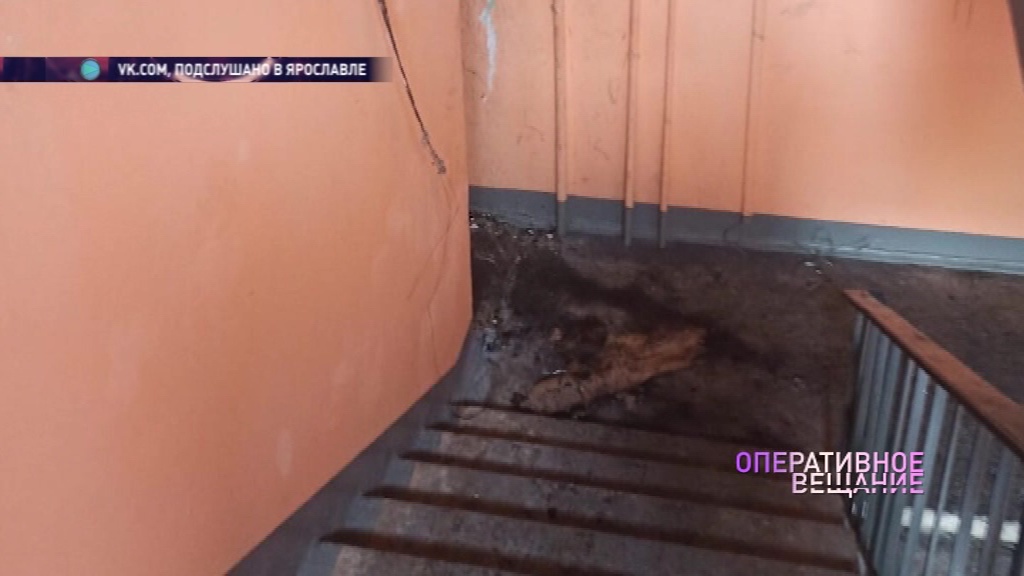 В Брагине ночью произошел пожар на лестничной клетке