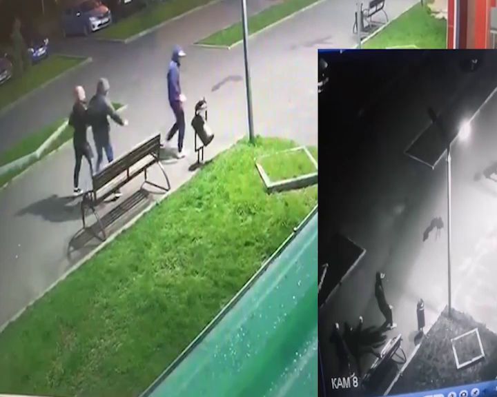 ВИДЕО: вандалы устроили погром в Аллее Моторостроителей