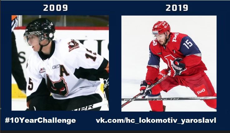 #10YearChallenge: Как выглядели хоккеисты «Локомотива» 10 лет назад