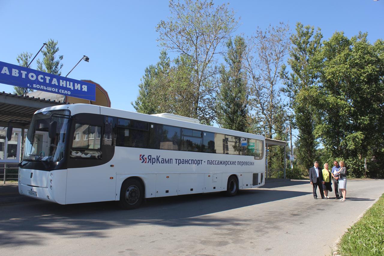 «Делаем вместе»: жители Большесельского района получили два новых автобусных маршрута
