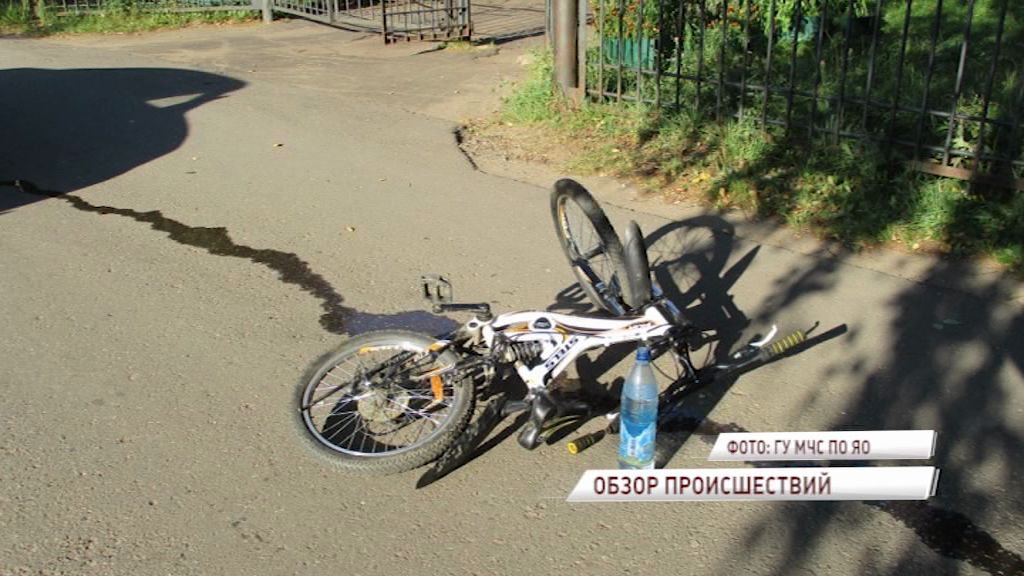 В Угличе 7-летний велосипедист попал под колеса иномарки