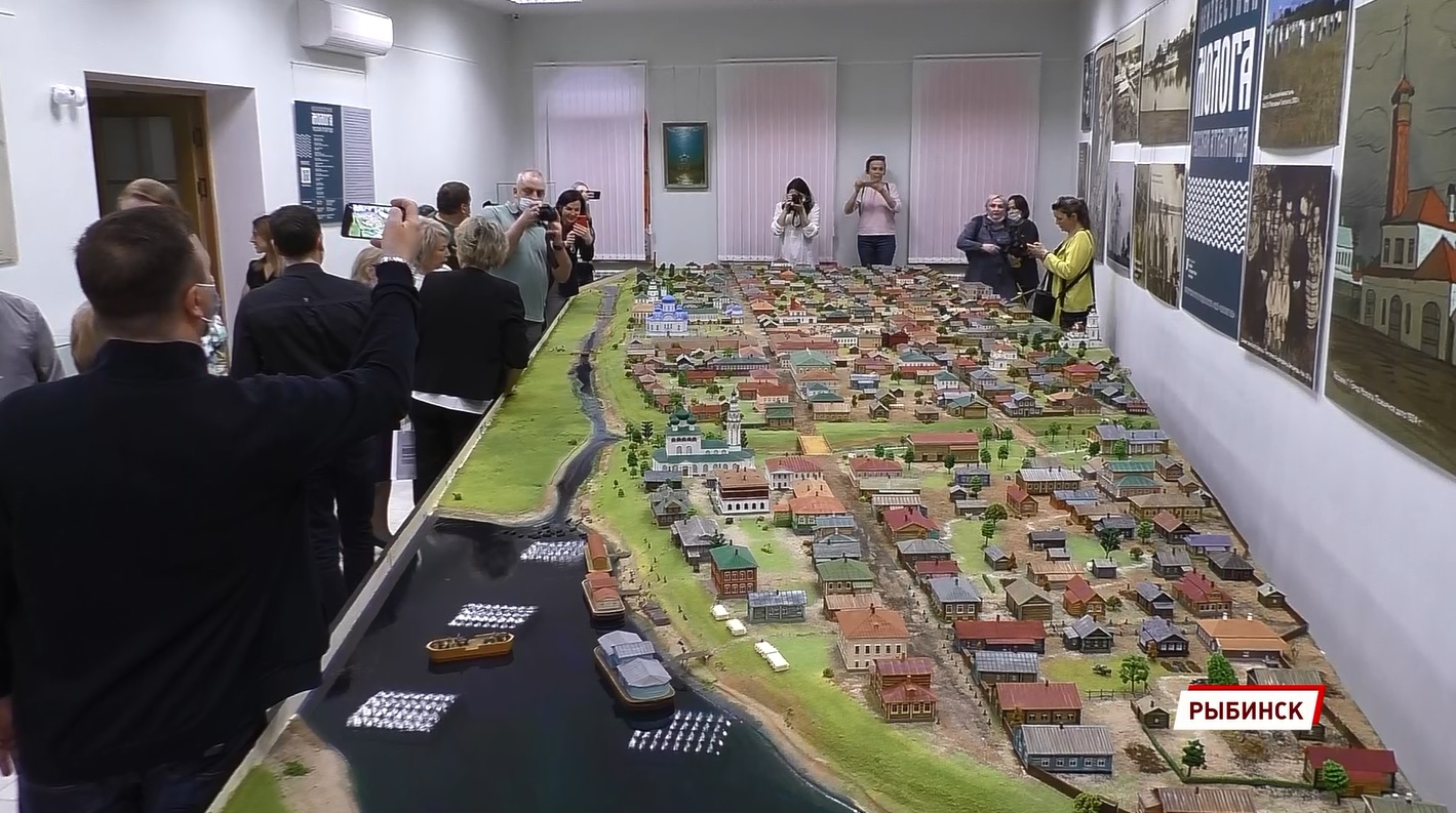 Спустя ровно 80 лет: в Рыбинске представили макет затопленной Мологи
