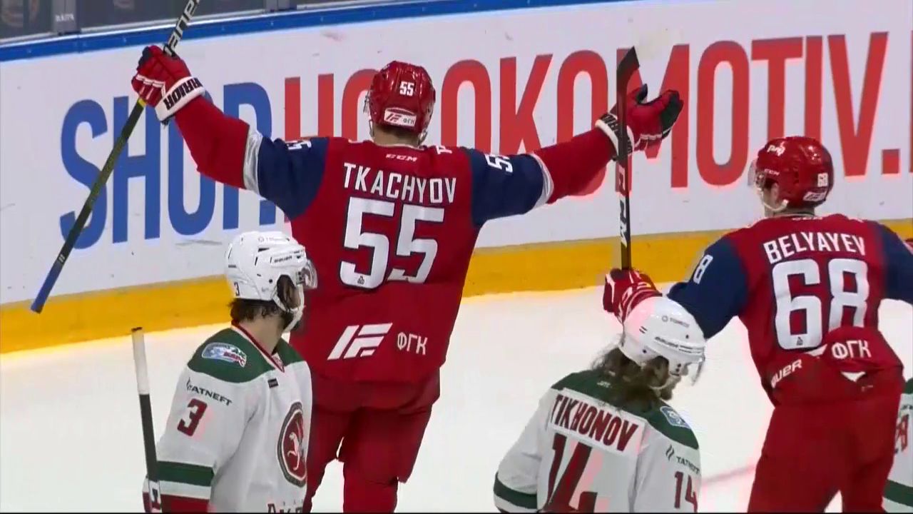«Локомотив» выиграл у «Ак Барса» в домашнем матче в чемпионате КХЛ