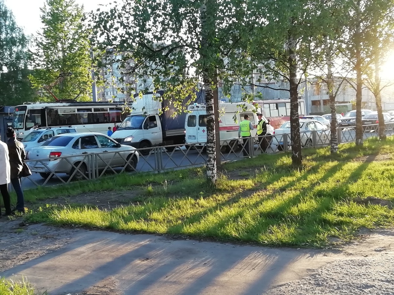 Девушка на мотоцикле сбила подростка