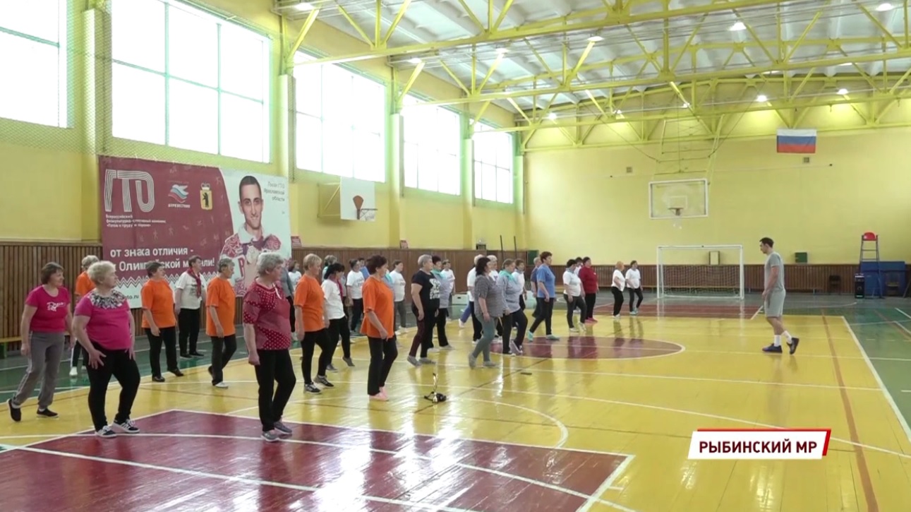 Готов к труду и обороне в 70 лет: в Рыбинском районе прошел спортивный фестиваль