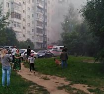 Появились первые кадры с места взрыва газа на Батова