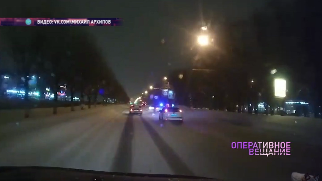 Три полицейских машины гонялись за подростком на «Жигулях»
