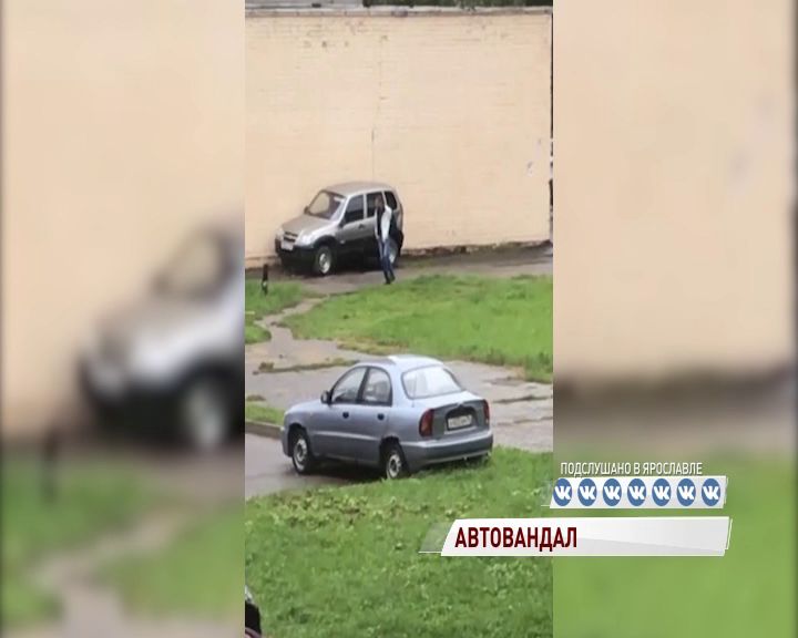 ВИДЕО: В Брагине на Труфанова орудует автовандал