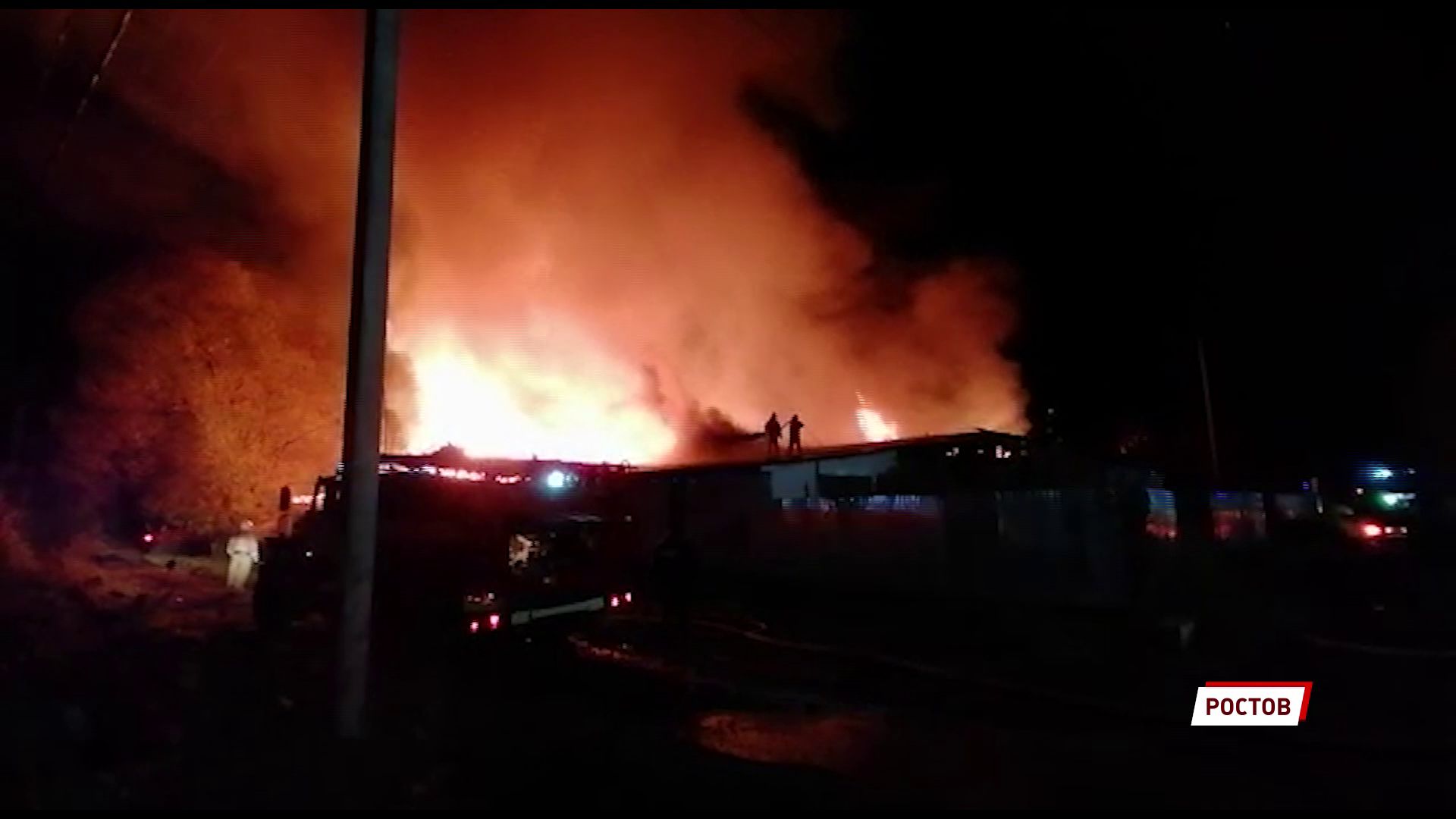 В Ростове Великом произошел крупный пожар