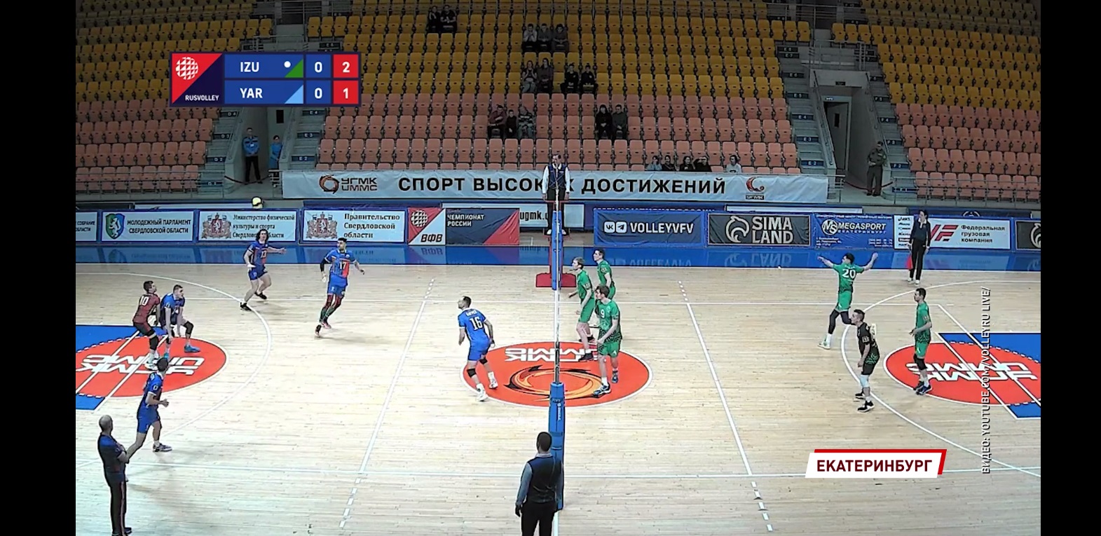 Волейбольный «Ярославич» дважды проиграл «Локомотиву-Изумруду» чемпионата Высшей лиги «А»