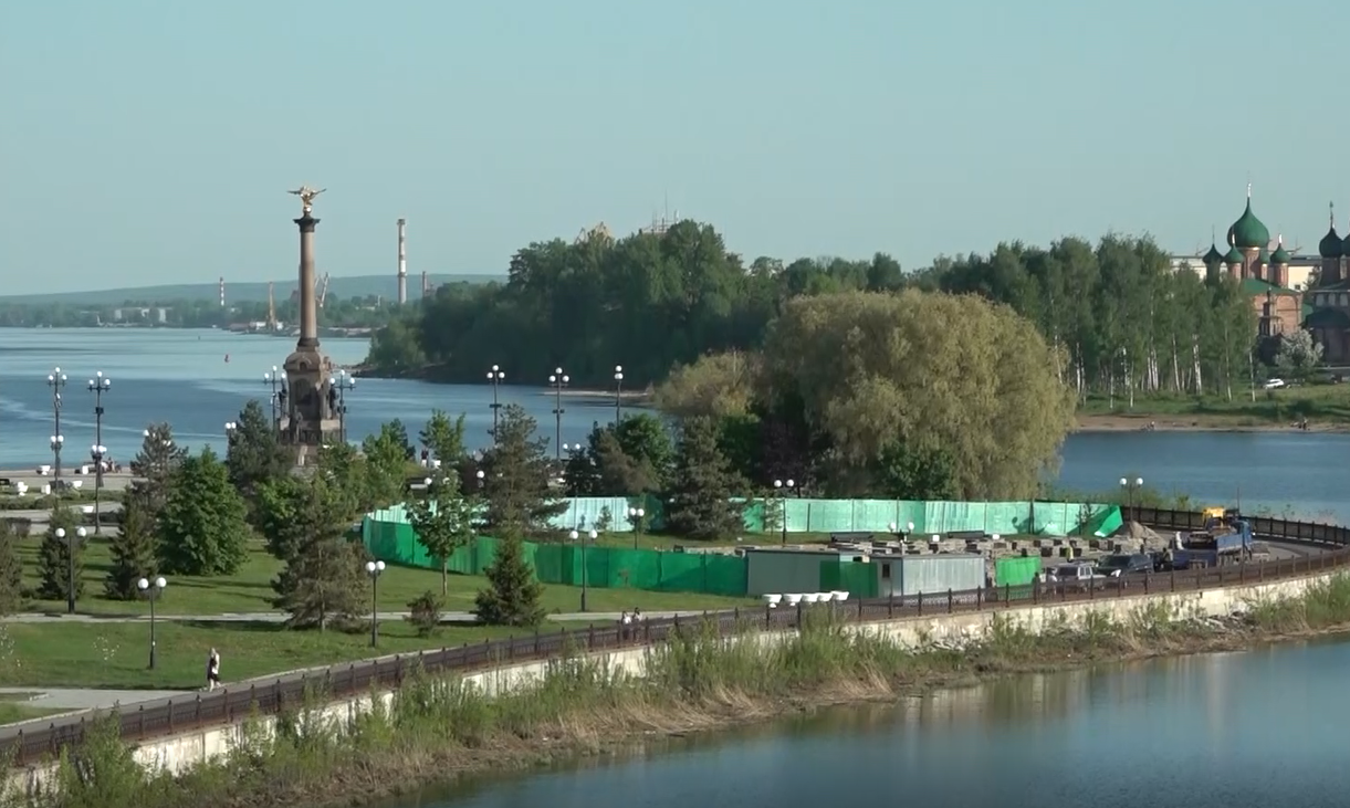 В Ярославле стартовал первый этап благоустройства Стрелки