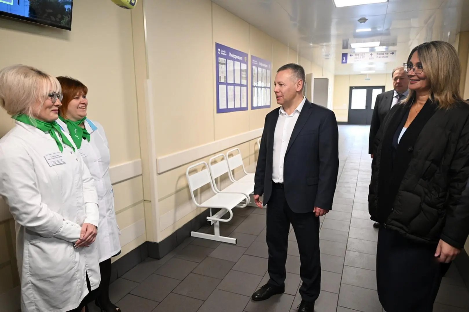 Михаил Евраев посетил поликлинику на улице Гоголя и новый корпус ОДКБ на Тутаевском шоссе