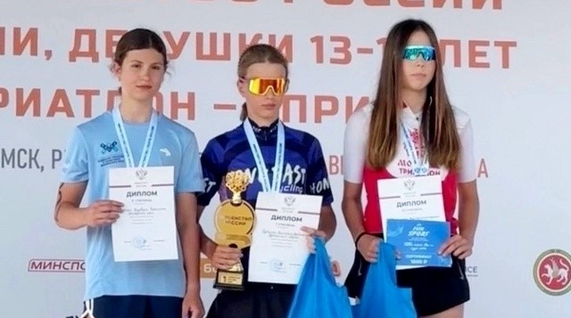 Спортсменка из Рыбинска завоевала золото на первенстве России по триатлону в Нижнекамске