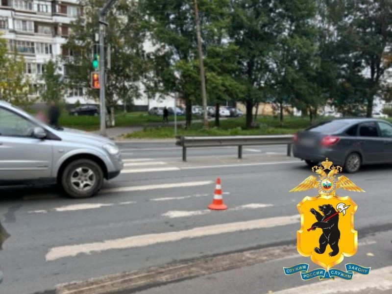 В Дзержинском районе Ярославля водитель иномарки сбил школьника