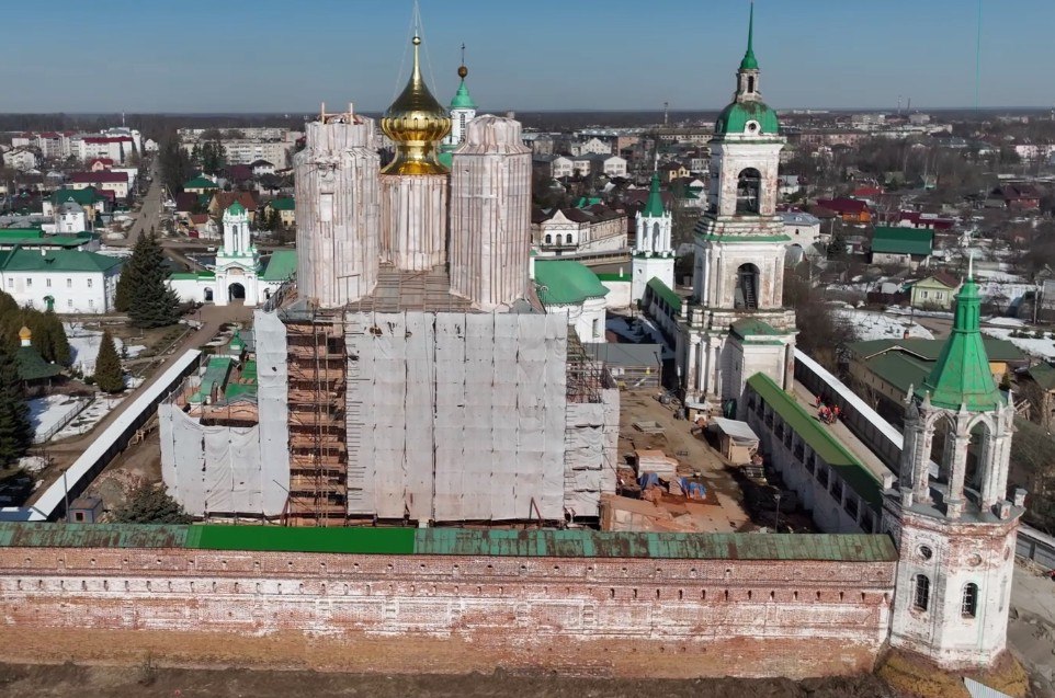 В Ростове Великом сделали открытие при реставрации Спасо-Яковлевского монастыря