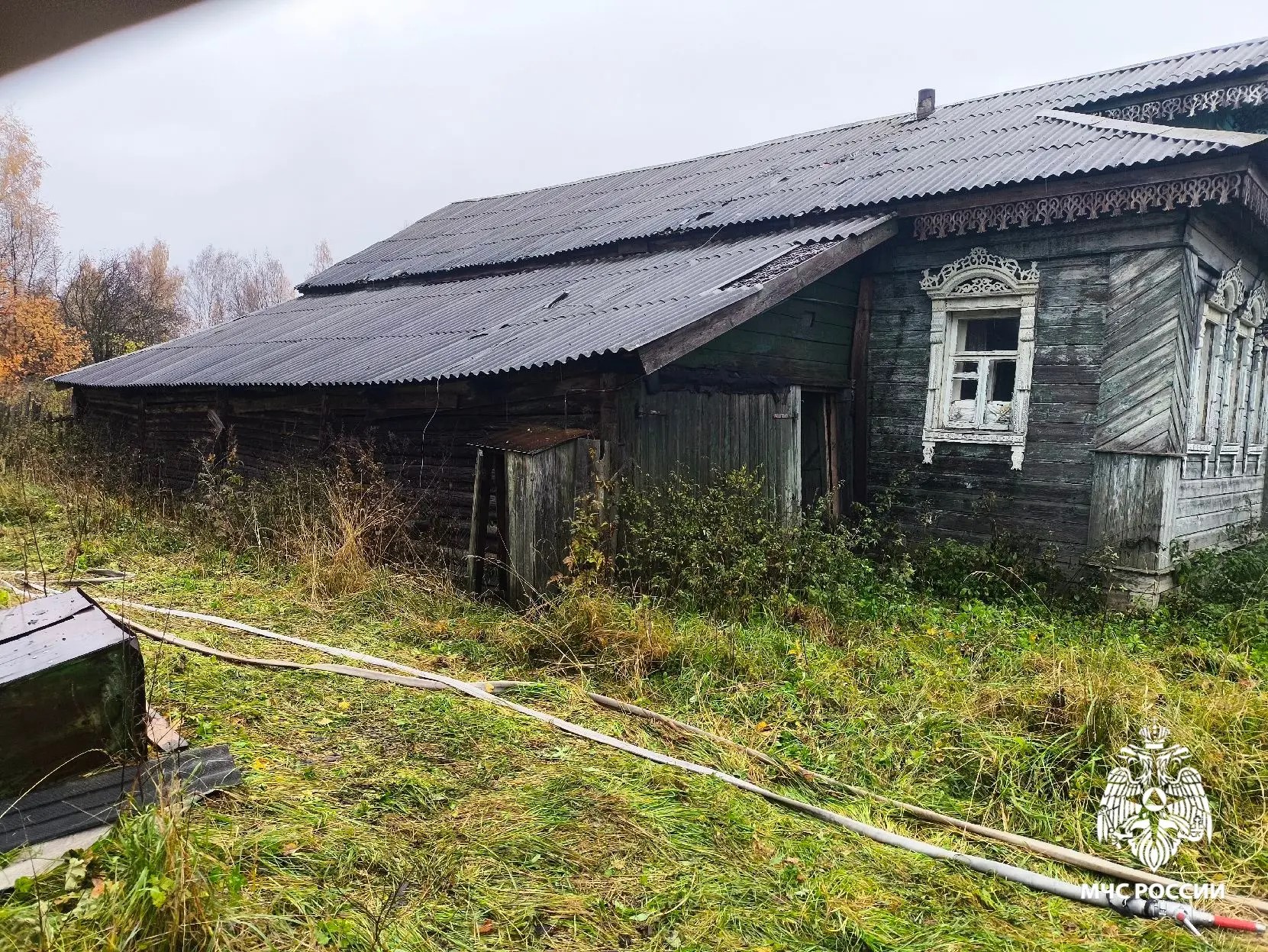 В Угличском округе при пожаре погиб 45-летний мужчина